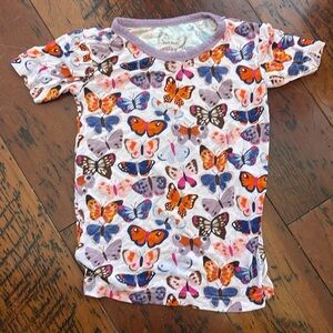 Little sleepies, bamboo pajamas, butterflies just the top